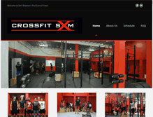 Tablet Screenshot of crossfitsxm.com